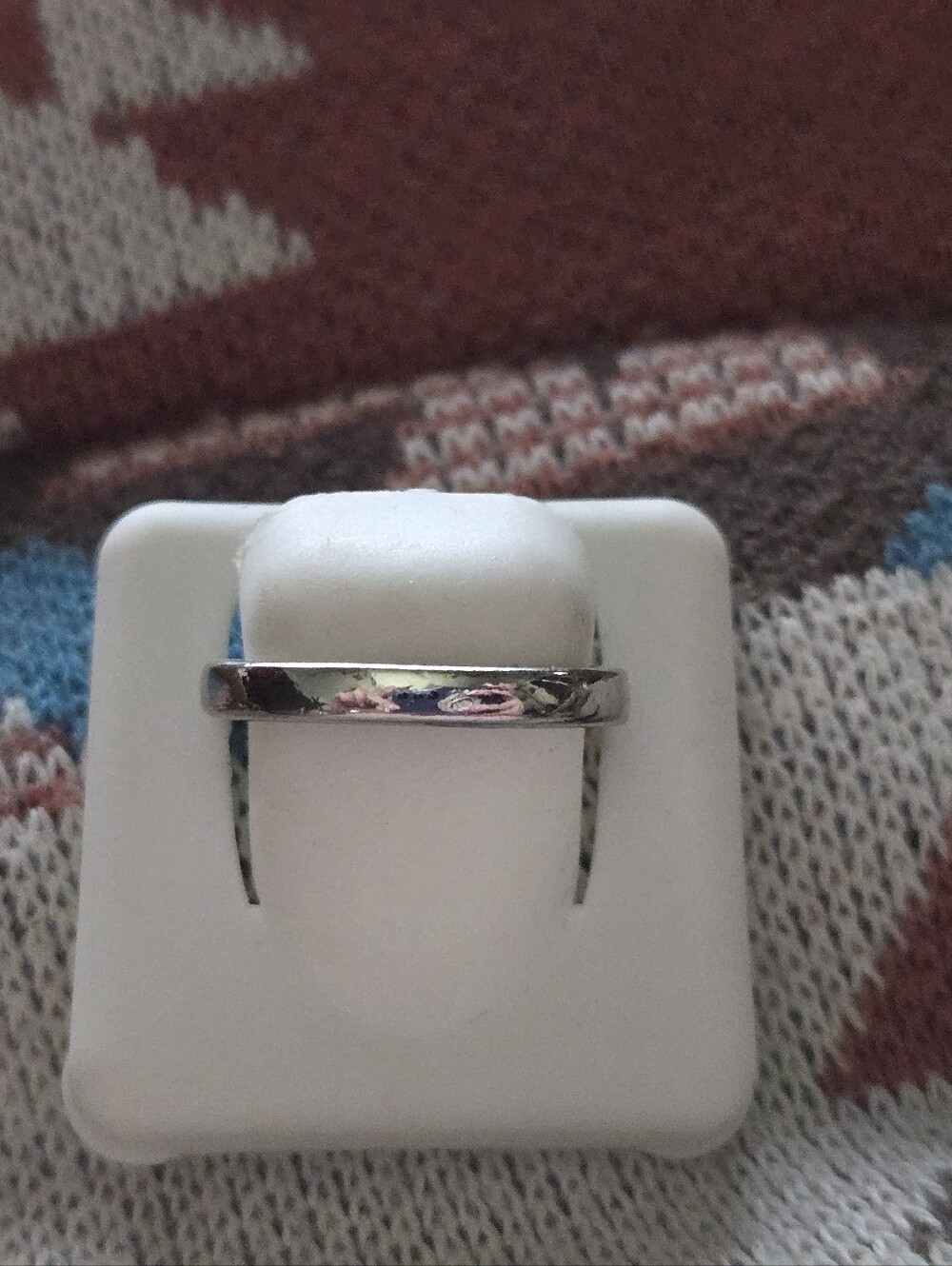 Classic Polished Silver Tungsten Band Ring